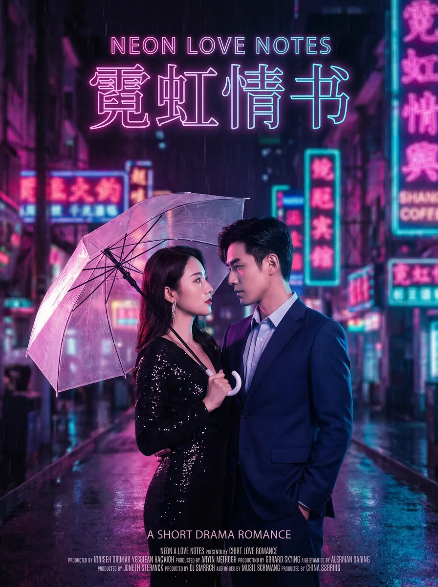 小仓优子老公 热播都市爱情短剧 - 霓虹情书海报